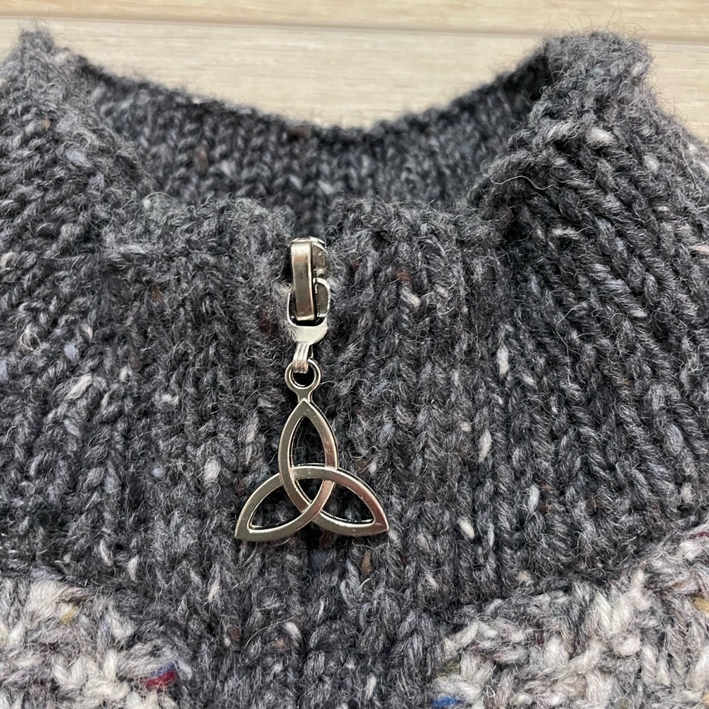 Aran Crafts Women’s Ireland 100% wool zip sweater cardigan size small - Picture 2 of 11
